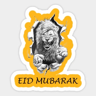 Lion \ Eid mubarak Sticker